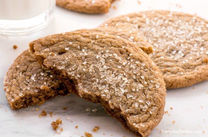 Chewy ginger snaps recipe