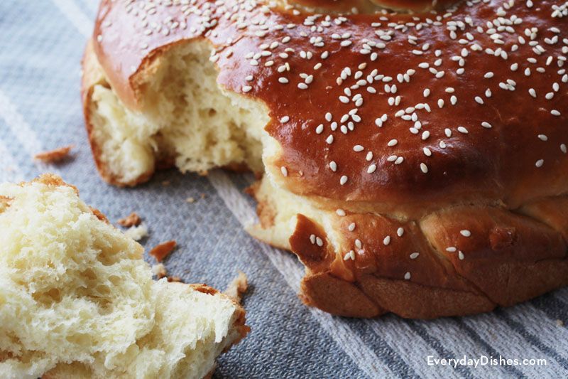Bring blessings to your home with sweet Greek christmas bread!