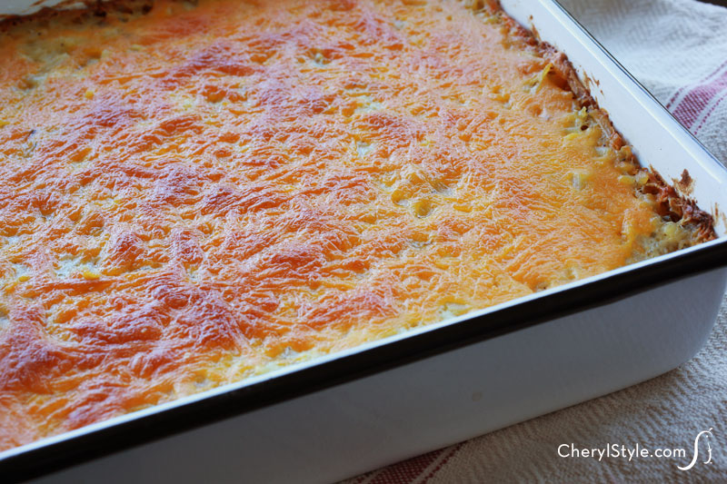 Hash brown casserole – the best potato comfort food you’ll eat!