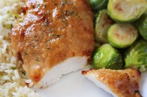 You won’t be disappointed with this sweet #garlic glazed #chicken with brown sugar recipe. find it on www.Everyday Dishes & DIY.com