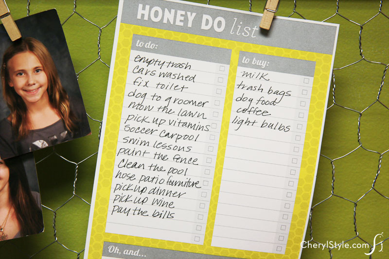 What would every mom like for Mother’s Day? A completed honey do list!