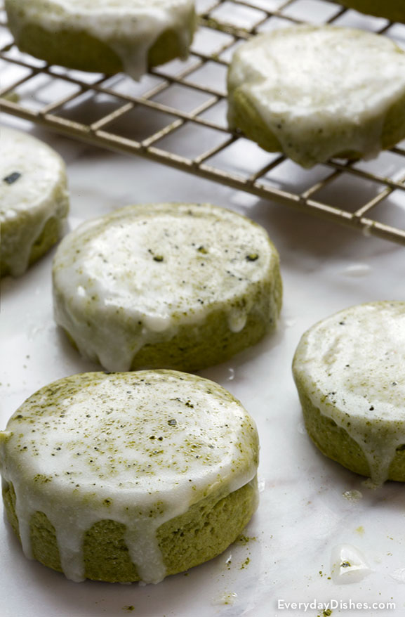 Matcha green tea cookies recipe