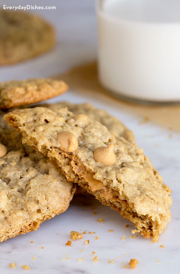 Peanut butter oatmeal cookies recipe