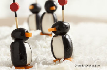 Penguin poppers holiday appetizer