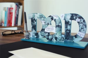 If Dad spends a lot of time in the office, this DIY desk nameplate is a super easy and endearing Father’s Day gift he will surely cherish. | instructions on Everyday Dishes & DIY.com
