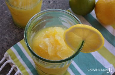 Serve cocktails with a spoon! Slurp tangy citrus granita this summer