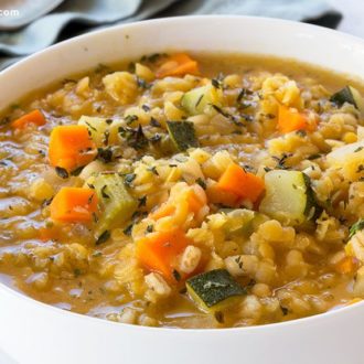 Red Lentil and Vegetable Soup Recipe