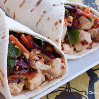 #Thai chicken #tacos bring a yummy new flavor to the usual wrap | recipe on CherylStyle.com