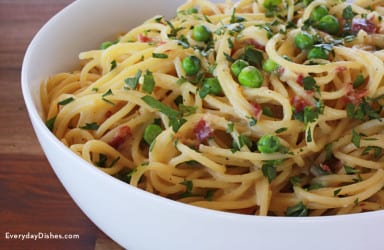 Pasta carbonara recipe