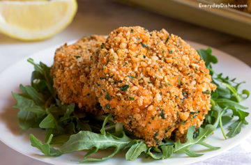 Baked salmon cakes recipe video