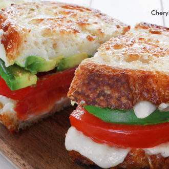 A melt-in-your-mouth avocado grilled cheese sandwich!