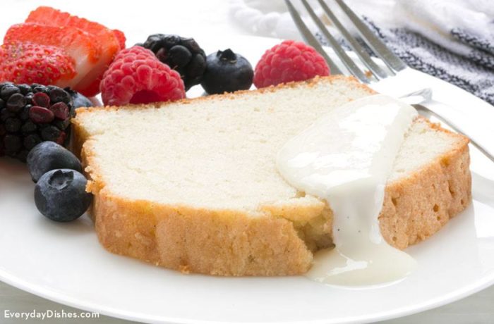 Vanilla Bean Pound Cake Recipe