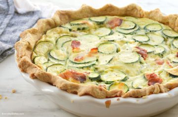 Bacon Zucchini Quiche