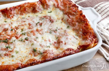The best sweet homemade lasagna recipe