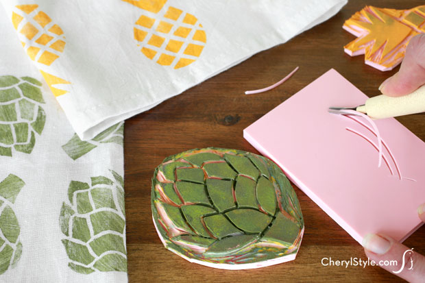 DIY rubber stamps made easy with printable patterns!