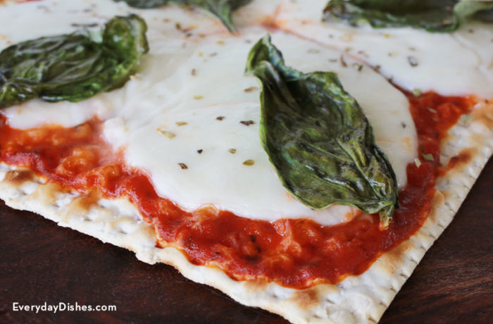 Easy matzah pizza – kosher for Passover but great all year long