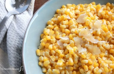 Fast, easy and yummy Parmesan garlic corn recipe