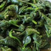 Some easy sautéed spinach — a healthy and tasty side dish.