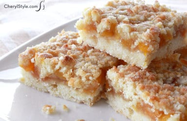 Whip up fresh peachy keen bars for a tasty snack this summer!