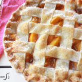 A perfect homemade peach pie for a tasty summer treat!