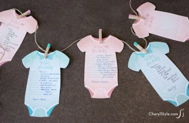Baby shower game