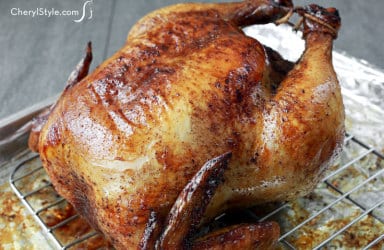 Asian-flavored roasted chicken