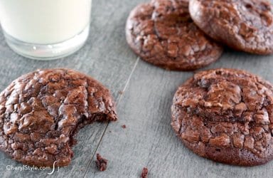 Chewy brownie cookies