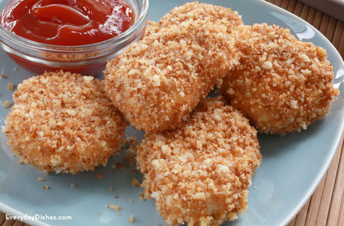 Homemade baked chicken nuggets recipe
