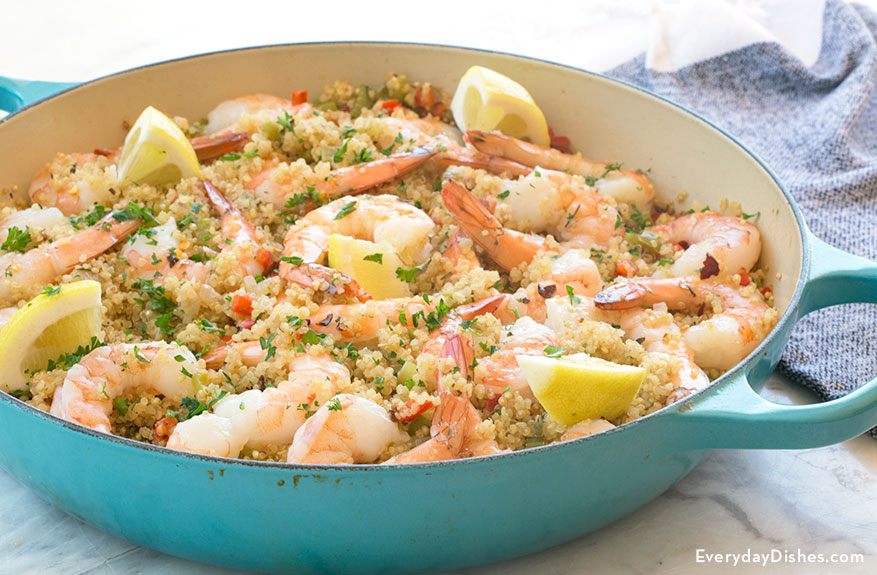 Garlic Butter Shrimp and Quinoa Recipe
