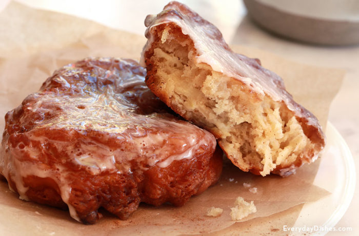 Homemade apple fritters recipe