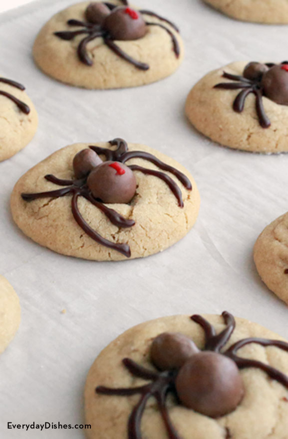 Halloween spider cookies recipe