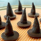 Fun and easy Halloween witch hat treats.