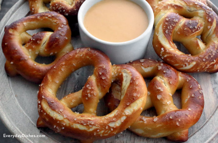 Homemade soft pretzels recipe