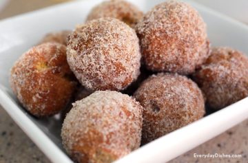 Indulge with deep-fried pumpkin donut holes