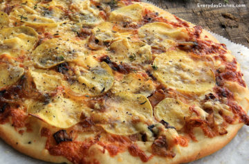 Potato cheese flatbread recipe