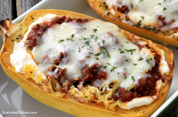 Spaghetti squash lasagna recipe