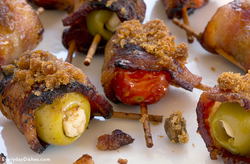 bacon wrapped olives