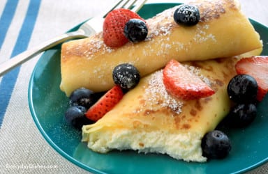 Cheese blintzes