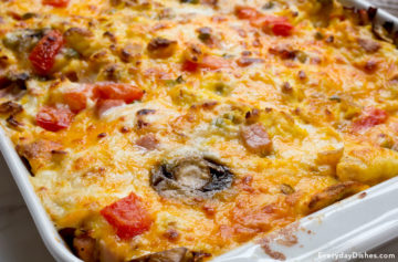 Ham and cheese brunch lasagna recipe