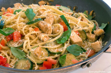 Light chicken linguine recipe