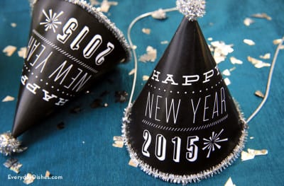 New Years Eve party hats