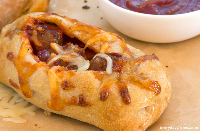 Baked meatball subs recipe