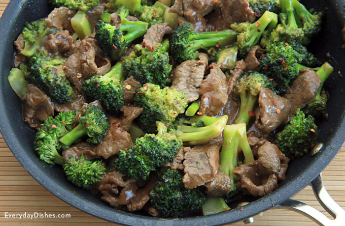Beef broccoli stir-fry