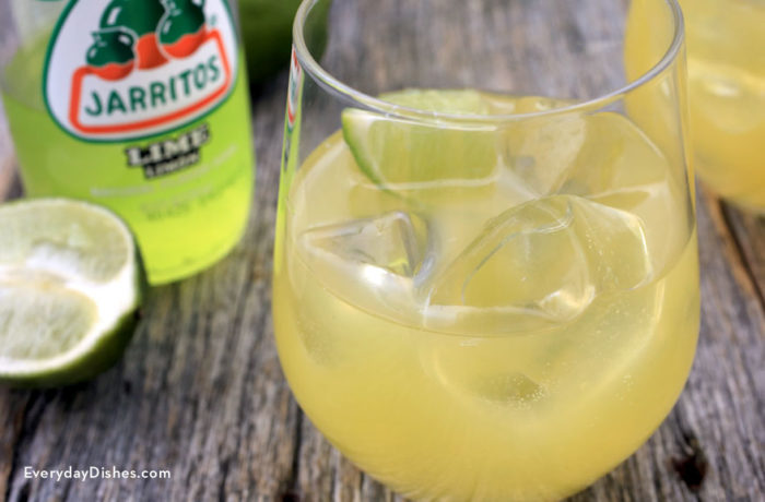 A glass of a tart and refreshing citrus tequila cocktail for summer or happy hour.