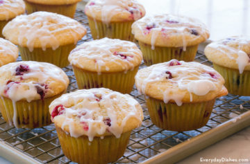 Lemon cranberry muffins recipe