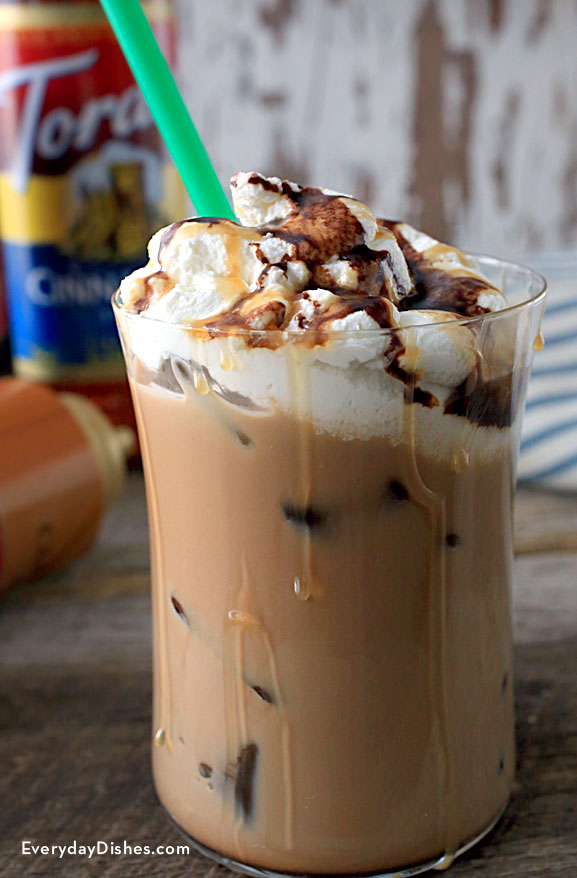 Homemade Mocha Caramel Iced Coffee Recipe Homemade Mocha Caramel Iced Coffee Recipe