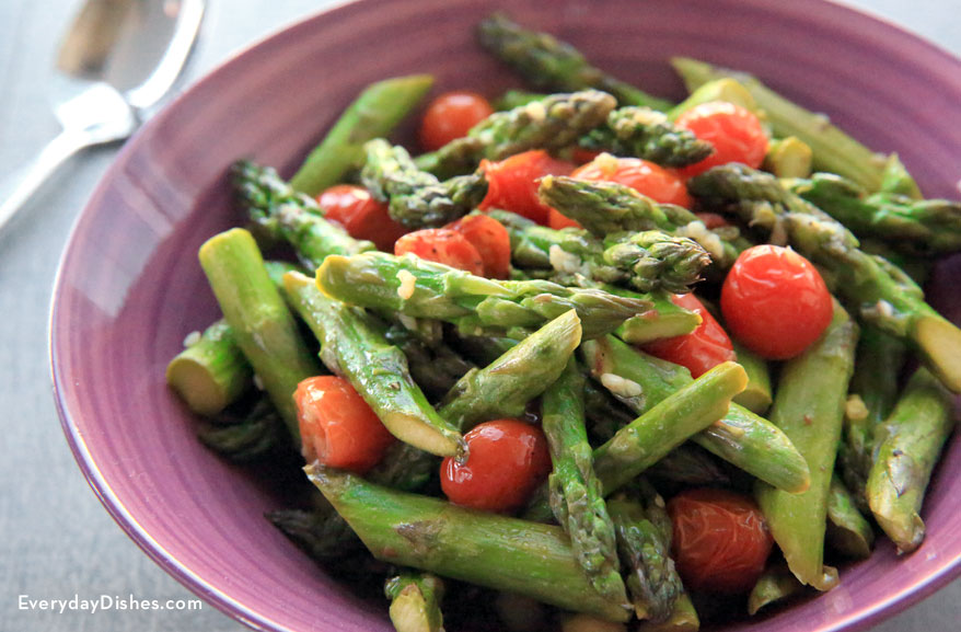 Roasted Asparagus and Tomatoes Recipe