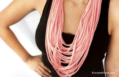 T-shirt necklace