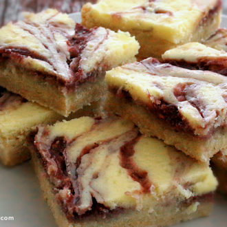 Raspberry cake mix bars — a delicious and easy-to-make treat!