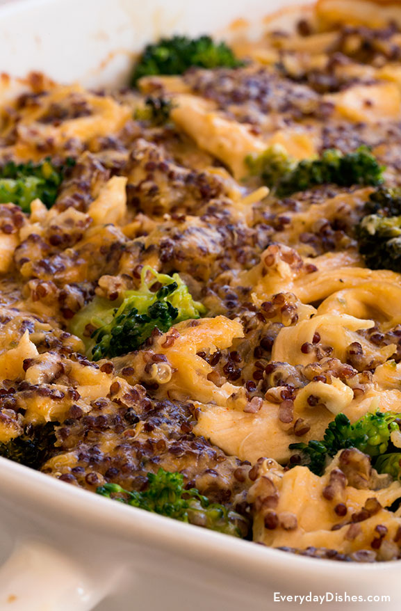 Chicken, broccoli and quinoa casserole recipe